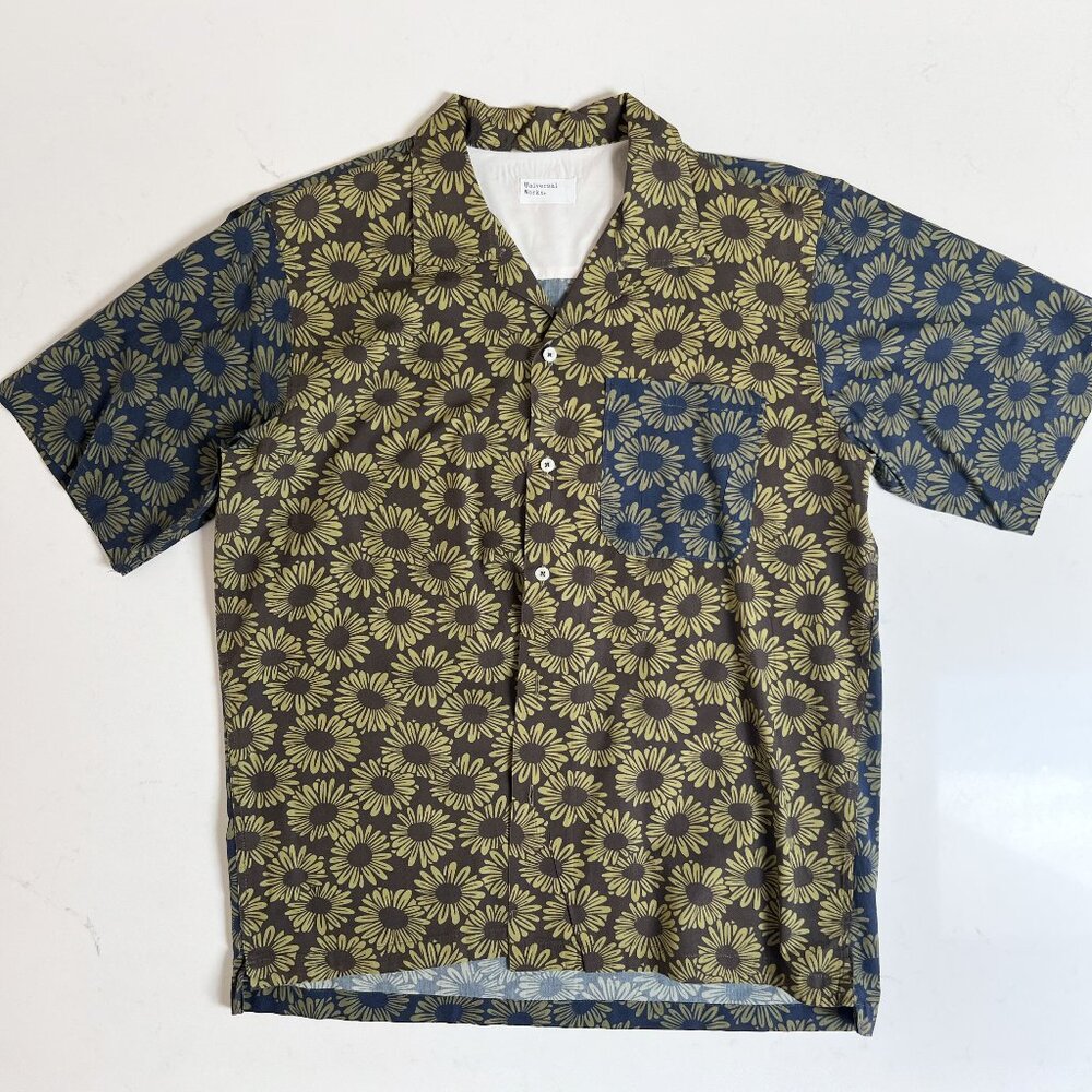 Universal Works flower pattern shirt